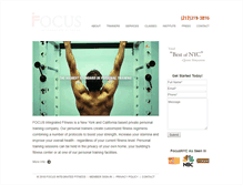Tablet Screenshot of focusnyc.com